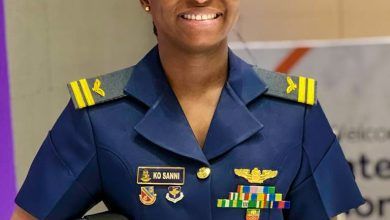 Nigeria’s First Female Fighter Pilot Wins Awards In Ghana