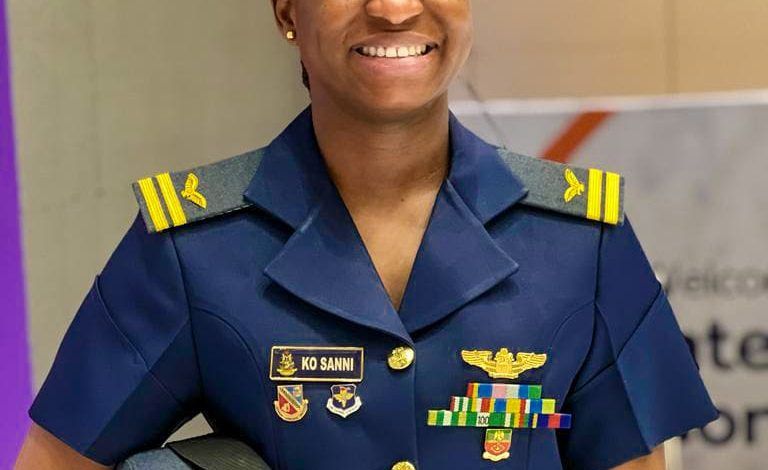 Nigeria’s First Female Fighter Pilot Wins Awards In Ghana