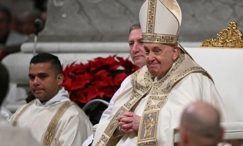 Pope’s Sombre Message In Christmas Under Shadow Of War