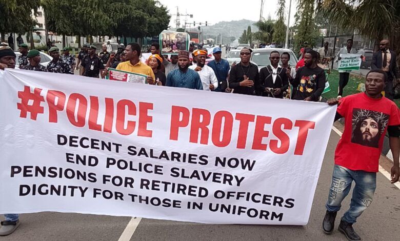 Sowore Leads Protest Over Police Welfare, Pension Reforms at Force HQ