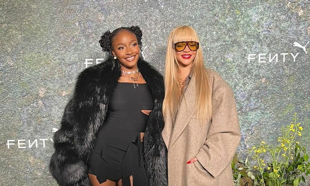 Ayra Starr and Rihanna All Smiles at an Event in London