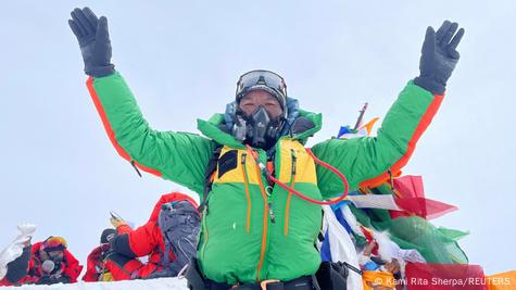Nepal’s ‘Everest Man’ Kami Rita Sherpa Sets New World Record with 31st Summit