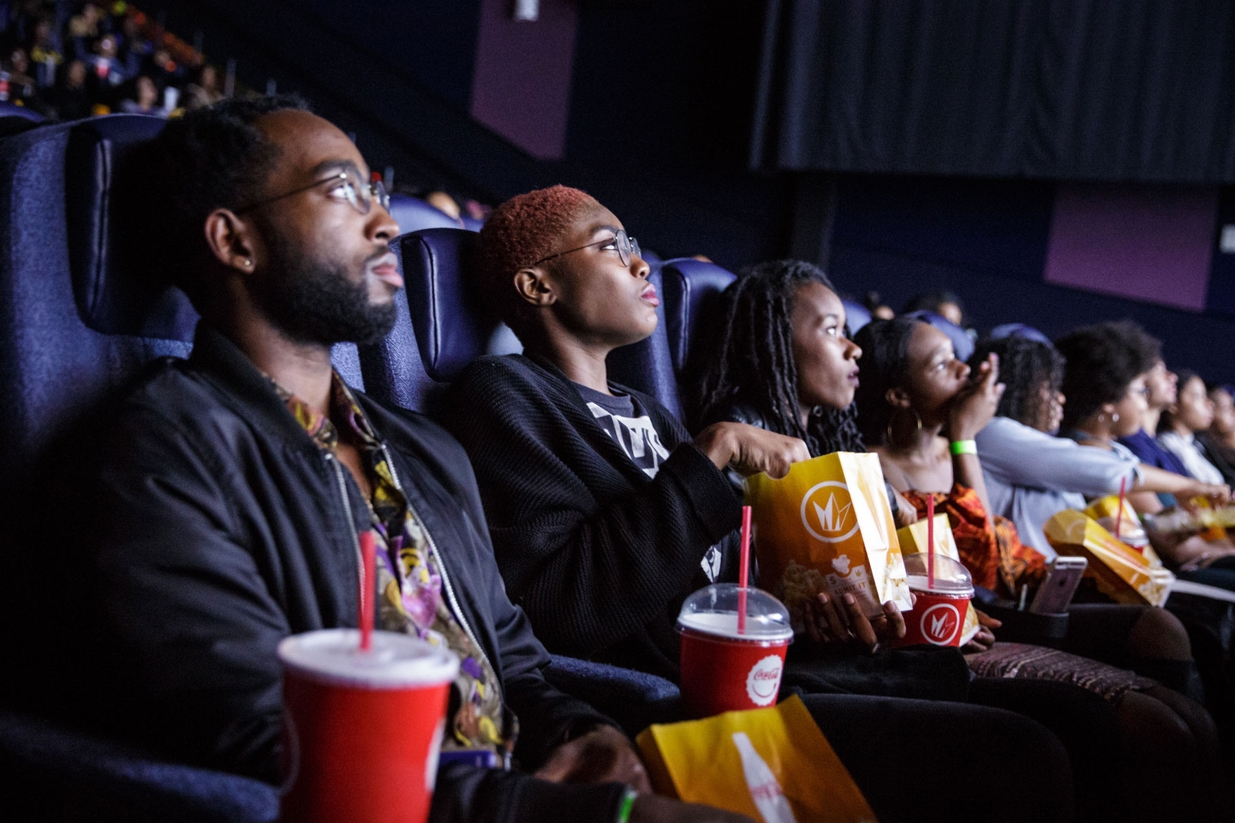 Audience At A Cinema