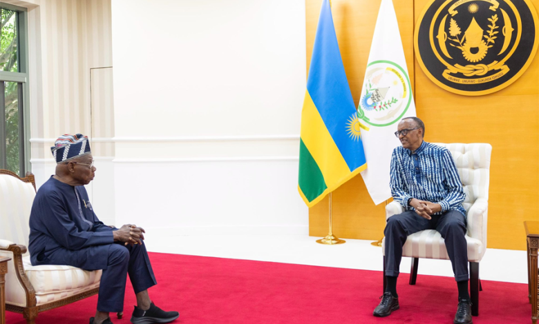 Kagame Reemerges Amid Health Speculations, Meets Nigeria’s Obasanjo