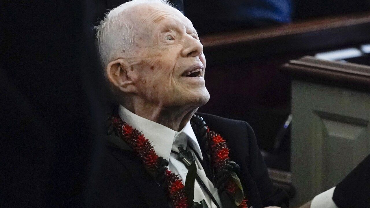Jimmy Carter, 100YearOld Former US President and Nobel Peace Laureate