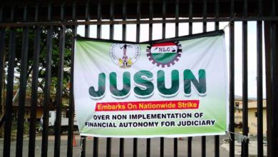 JUSUN Initiates Indefinite Strike in Ondo State Over Financial Autonomy