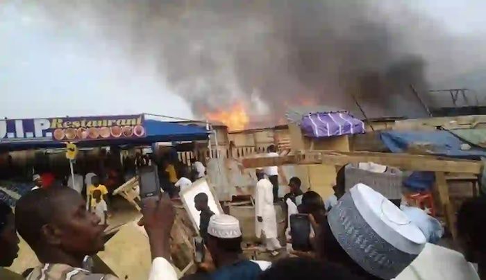 Kano Market Fire Caused by Battery Explosion, Confirms Fire Service