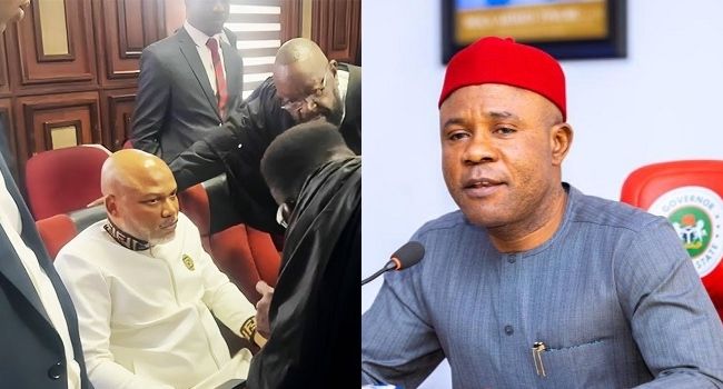 Gov Mbah Reiterates Call for Political Solution to Nnamdi Kanu’s Detention
