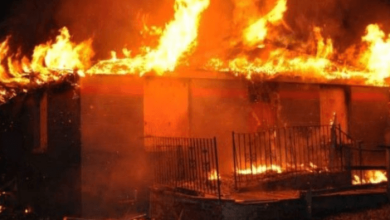 Fire Destroys Residential Building in Ibadan, Millions in Property Lost
