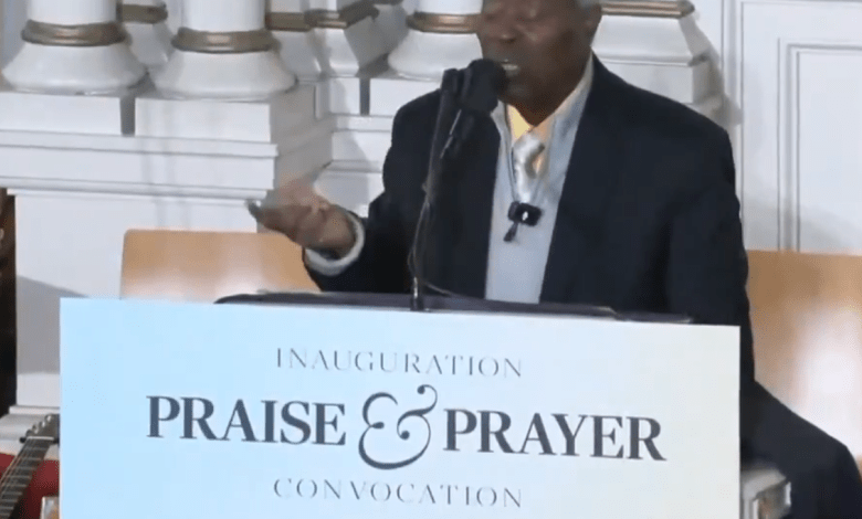 Pastor Kumuyi Prays at Donald Trump’s Inauguration Event