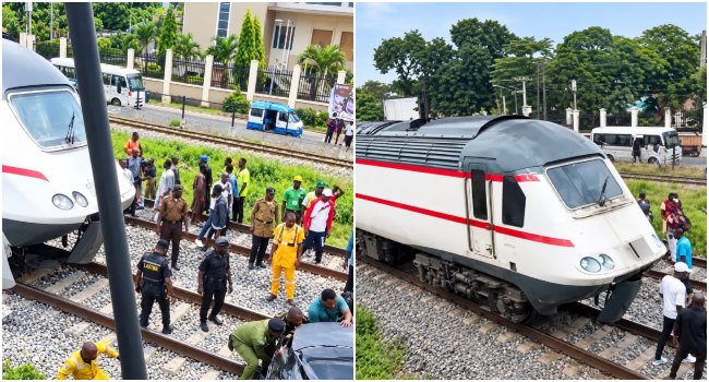 Car Wrecked As Driver Escapes Train Crash At PWD
