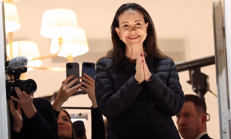 Venezuelan Opposition Leader Maria Corina Machado Reappears in Oslo After Nobel Peace Prize Win