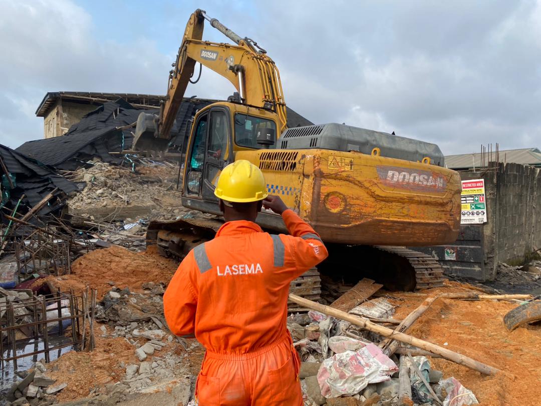 Five Workers Dead As Building Under Construction Collapses In Lagos ...