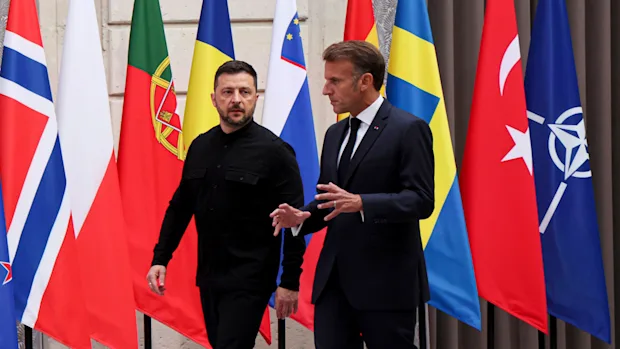 Macron, Zelensky Announce Multinational Security Force for Ukraine