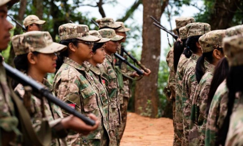 Myanmar Military Stages Mass Disarmament Ceremony in Mandalay