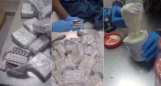 NDLEA Uncovers Drugs Hidden in Cream, Jackets at Lagos Airport
