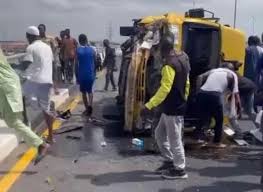Two Fall into Lagos Lagoon after Accident on Third Mainland Bridge