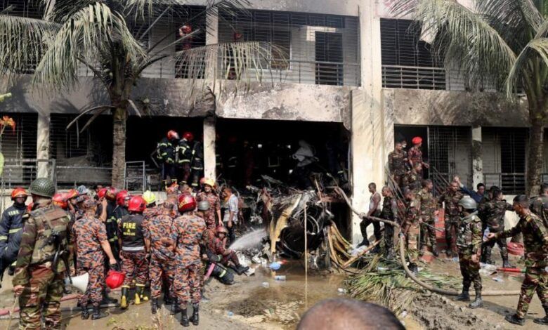 At Least 19 Killed as Military Plane Crashes into Bangladesh School Campus