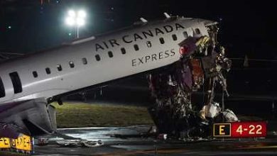 Air Canada Jet Collides With Fire Truck at LaGuardia, Both Pilots Killed