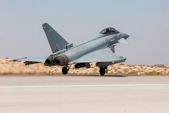 UK deploys Typhoon Jets in Defensive Mission to Protect Saudi Arabia