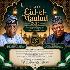Eid-El-Maulud: Tinubu Urges Muslims To Make Prophet’s Virtues A Way Of Life
