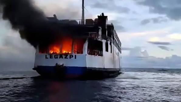 At Least Five Dead, 87 Missing In Philippines Ferry Blaze