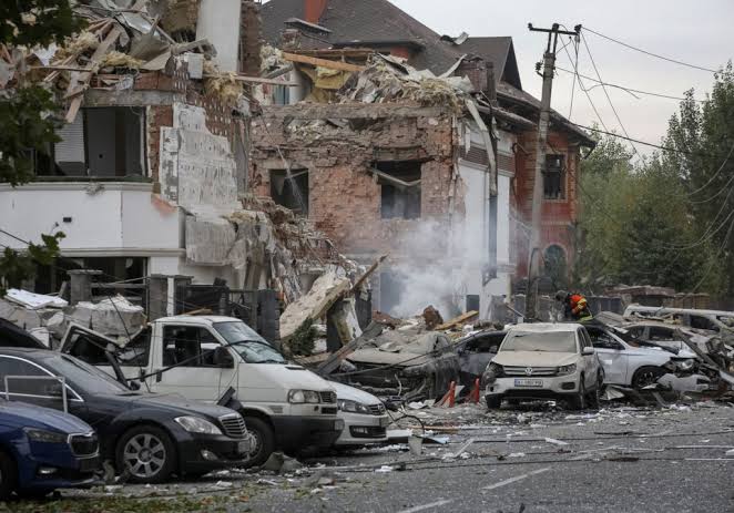 Kyiv Drone Strike: At Least Four Injured At Petrol Station