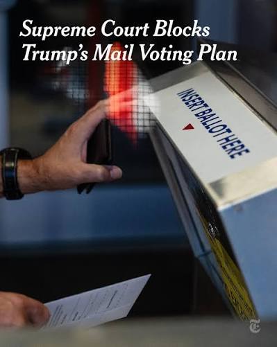 Mail-In Voting: U.S. Supreme Court Blocks Trump’s Plan Ahead Of Midterms