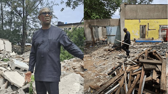 Lagos Government Denies Role in Ikeja Demolition, Refutes Peter Obi’s Allegations