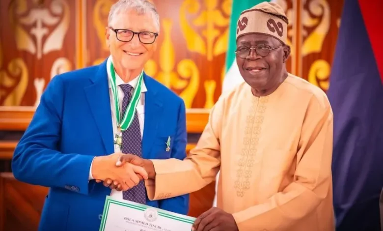 Bill Gates Receives National Honour from President Tinubu in Lagos