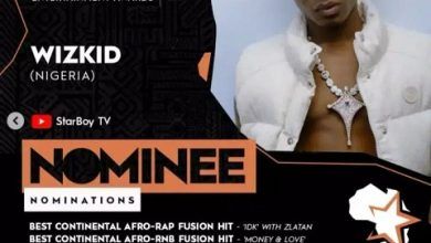 Wizkid Received Seven Africa Arts Entertainments Award Nominations.