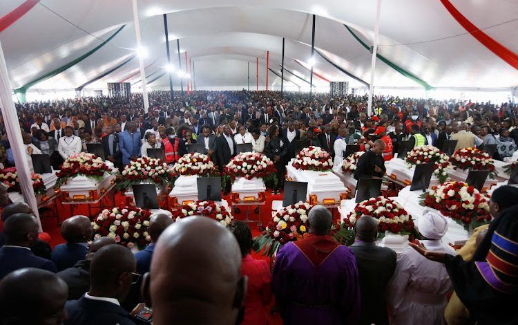 Kenyan School Blaze Victims Mourned at Mass Funeral